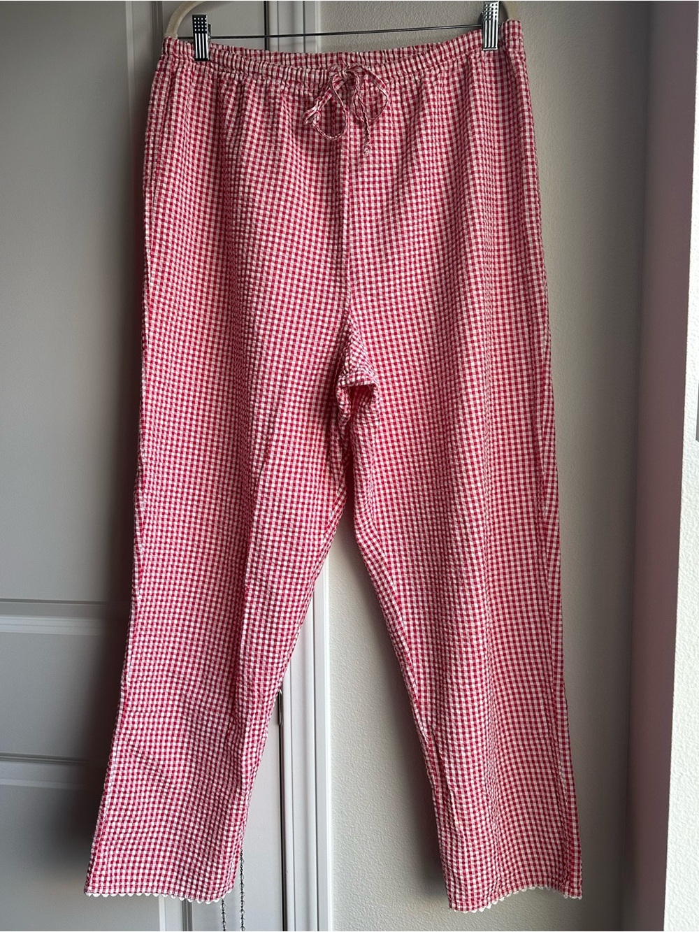 Vintage High Rise Gingham Pants